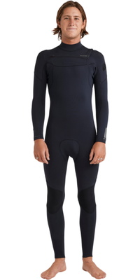 2026 Quiksilver Herre Everyday Sessions 4/3mm Chest Zip Våddragt 25AW213512 - Black