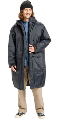 2026 Quiksilver Herre- Poncho -jakke Med Hætte EQYJK04188 - Black