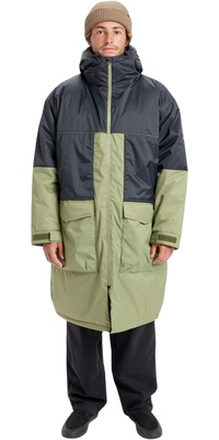 2026 Quiksilver Herre- Poncho -jakke Med Hætte EQYJK04188 - Loden Green