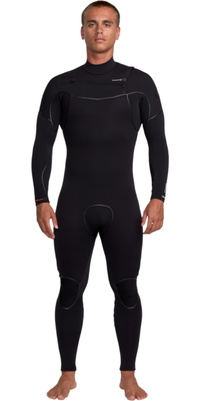 2025 Quiksilver Mens Marathon Sessions 5/4/3mm Chest Zip Wetsuit 25AW213504 -.. Black