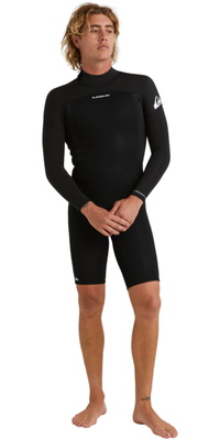 2026 Quiksilver Herre Prologue 2/ 2mm Langærmet Back Zip Våddragt EQYW403024 - Black