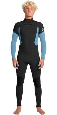 2026 Quiksilver Herre Prologue + 3/2mm Back Zip Våddragt 25AW213514 - Cloud Blue
