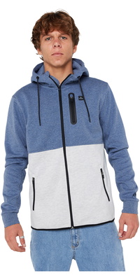 2025 Rip Curl Herre Anti Series Departed Zip Fleece CFEDB9 - Marineblå / Grey
