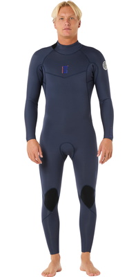 2025 Rip Curl Dawn Patrol 3/2mm Back Zip Våddragt 16UMFS - Til Mænd Slate
