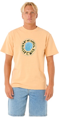 2025 Rip Curl Raw Energy Visions Tee Til Mænd 0OGMTE - Mandarin Zest