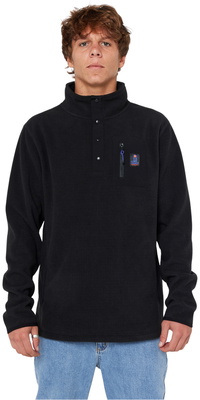 2025 Rip Curl Search Polar Fleece Crew 05QMFL - Til Mænd Black