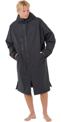 2026 Rip Curl Surf Series Winter Poncho 01FMTO - Black / Hvid
