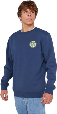 2025 Rip Curl Våddragt Til Mænd Icon Crew CFEHN9 - Light Navy