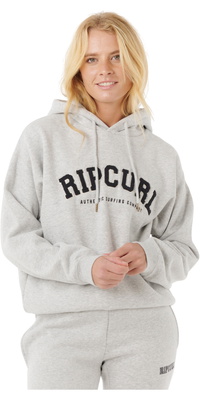 2025 Rip Curl Varsity-hættetrøje Til Kvinder 08HWFL - Grå Marle / Black