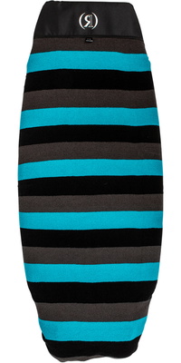 2026 Ronix Surf-sok Med Bred Næse R24-BAG-SSWN-60 - Aqua Blue / Black / Grey