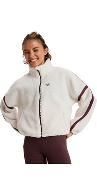2025 Roxy Dame Boundless Spirit Lynlås Sportstrøje ERJPF03220 - Whisper White
