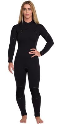 2025 Roxy Womens Elite Xtra Warm 4/3mm Chest Zip Wetsuit 26BW213501 -.. Black