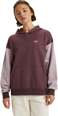 2025 Roxy Kvinder Essential Energy Hoodie Fleece ERJFT05009 - Huckleberry