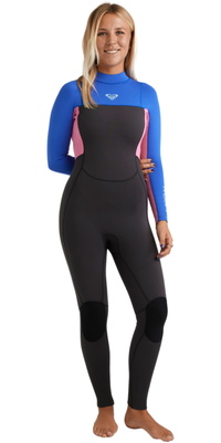 2026 Roxy Womens Prologue + 5/4mm Back Zip Wetsuit 26BW213517 - Cobalt
