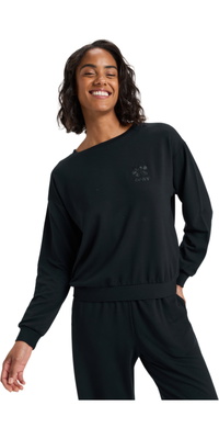 2025 Roxy Dame Surfing By Moonlight Modal Blend Lounge Top ERJFT05008 - Anthracite