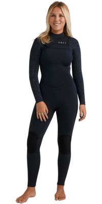 2025 Roxy Dame Swell Natural 3/2mm Chest Zip Våddragt 26BW213508 - Animal