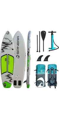 2026 Spinera Light 106 ISUP-pakke Inkl. Aluminiumpadle, Leash, Pumpe Og Taske SP-SUP-LI25-106  Grå/grøn