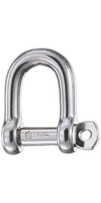 2026 Wichard Selvlåsende D-sjækel WR1201 Silver