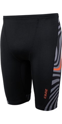2025 ZONE3 Herre OWS Renew Jammer Shorts SW25MOWSJ101 - Black / Grå