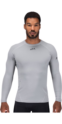 2026 Zhik Eco Spandex LT Langærmet Baselayer-top Til Mænd DTP-0163-M-PLT - Platinum