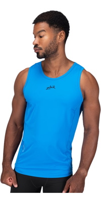 2026 Zhik Eco Spandex LT Race Singlet Til Mænd VST-0140-M-CYA - Cyan