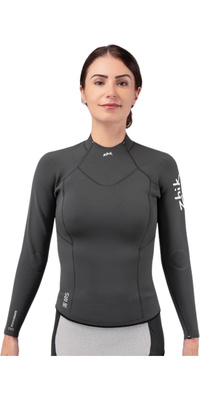 2026 Zhik Dame Superwarm® Performance V&aring;ddragt Top DTP-1130 - Dark Grey