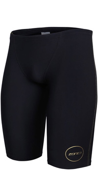2026 ZONE3 Fina-godkendt Performance Jammer Shorts SW18MFJX101 - Black / Gold