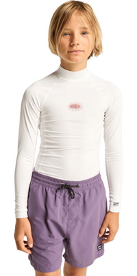 2026 Billabong Junior Genudgivelse Af Langærmet Lycra-vest EBBWR03010 - White