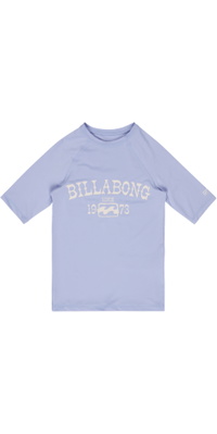 2026 Billabong Junior Surf Dayz Kortærmet Lycra-vest EBGWR03004 - Twilight Blue