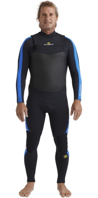 2026 Billabong Herre Oscillator Natural 3/2mm Chest Zip Våddragt 24AW193515 - Royal
