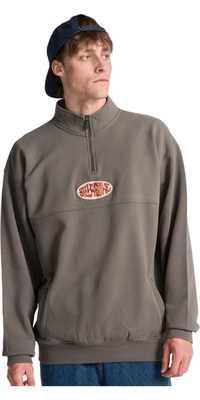 2026 Billabong Herre Core Lord Half Zip Sweatshirt EBYFT00164 - Pewter