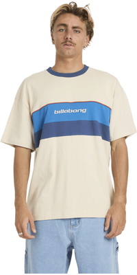 2026 Billabong Simulator Crew Strikket Top Til Mænd 24A011601 - Oatmeal