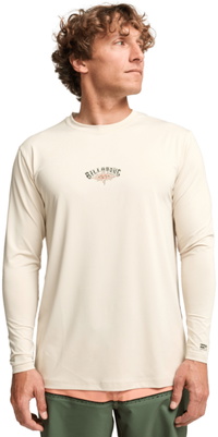 2026 Billabong Herre-lycra-vest Med Lange ærmer Og Solar Flare-mønster EBYWR03029 - Chino