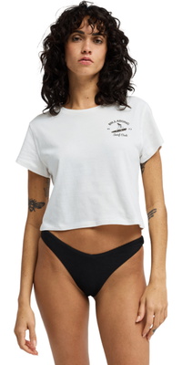 2026 Billabong Surf The Waves T-shirt Til Kvinder EBJZT00586  Salt Crystal