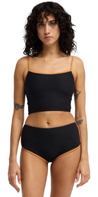 2026 Billabong Tanlines Surf-tank-bikini-top Til Kvinder 24O171602 - Black