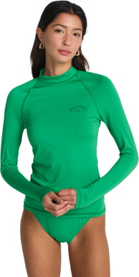 2026 Billabong Tropisk Surf-lycra-vest Med Lange ærmer Til Kvinder EBJWR03014 - Summer Green