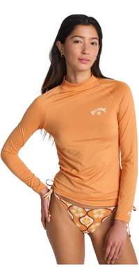 2026 Billabong Tropisk Surf-lycra-vest Med Lange ærmer Til Kvinder EBJWR03014 - Tangerine