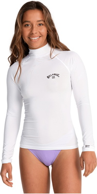2026 Billabong Tropisk Surf-lycra-vest Med Lange ærmer Til Kvinder EBJWR03014 - White