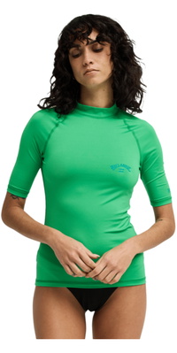 2026 Billabong Tropisk Surf-lycra-vest Med Korte ærmer Til Kvinder EBJWR03041 - Summer Green