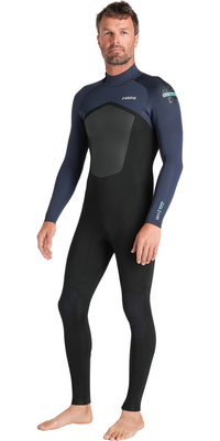 2026 C-Skins Herre Nuwave Legend 3/2mm Back Zip Våddragt C-NLE32MBZ - Black / Bluestone / Petrol