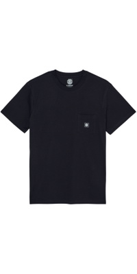 2026 Element Herre Ikon Etiket Lomme T-shirt ELYKT00198 - Flint Black