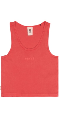 2026 Element Dame Lavstående Afkortet Tank Top ELJKT00116 - Cardinal