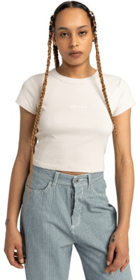 2026 Element Dame Lavkroget Croppet Tee ELJKT00117 - Oat Milk