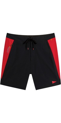 2026 Florence Marine X Herre Cordura Airtex Boardshort FMBS00058 - Black Racing Red