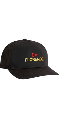2026 Florence Marine X -herrehat Med Logo I Struktureret Twill FHW00051 - Black