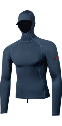 2026 Florence Marine X Langærmet Lycra-vest Med Hætte Til Mænd FMSS00030 - Dark Navy
