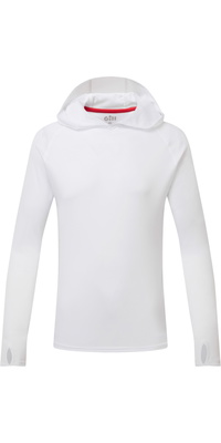 2026 Gill Junior UV Tec Hættetrøje UV016J - White
