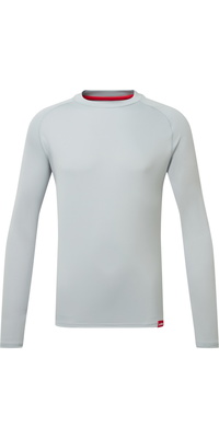 2026 Gill Junior UV Tec Langærmet T-shirt UV011J - Medium Grey