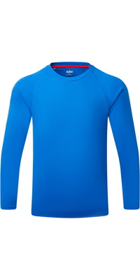 2026 Gill Herre UV Tec Langærmet T-shirt UV011 - Tidal Blue