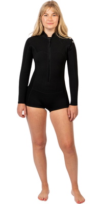 2026 Gul Yulex Luna7 2mm Front Zip Boyleg Springsuit Wetsuit LA4305-BKBK - Black